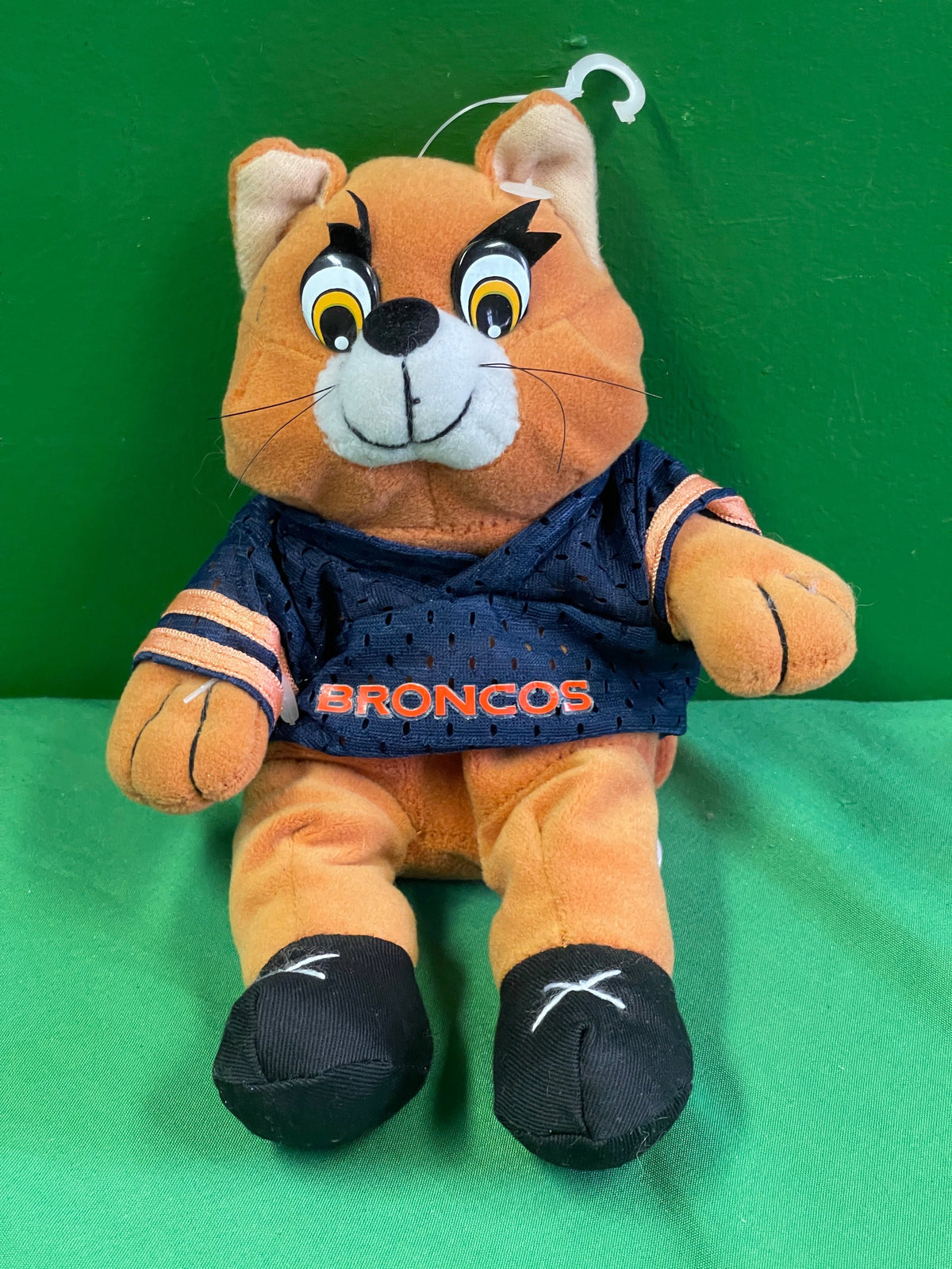 NFL Denver Broncos Coolbeans Beanie Cuddly Toy Cat NWOT
