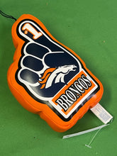 NFL Denver Broncos Mini Decorative Vinyl Foam Finger NWOT