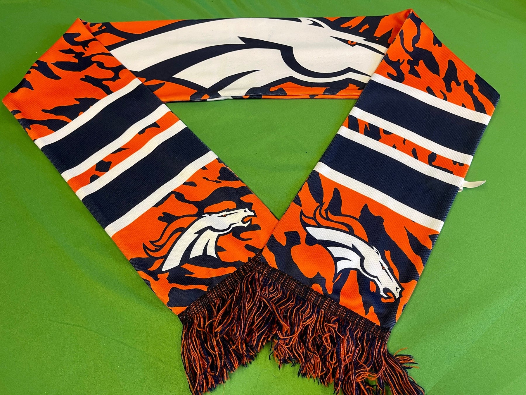 NFL Denver Broncos FOCO Smart Reversible Scarf w/ Fringe
