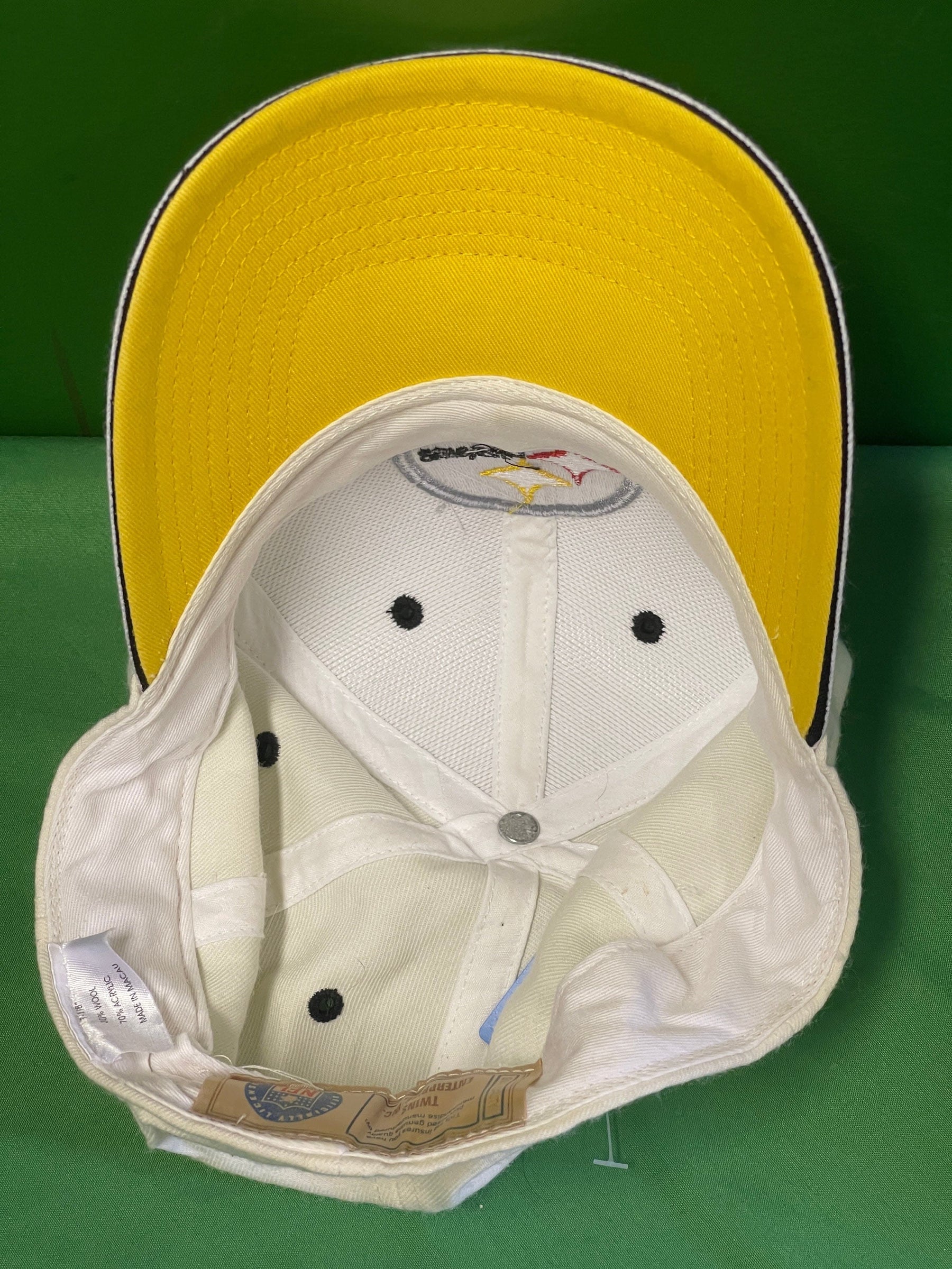 NFL Pittsburgh Steelers '47 Vintage White Fitted Hat/Cap Size 7-1/8