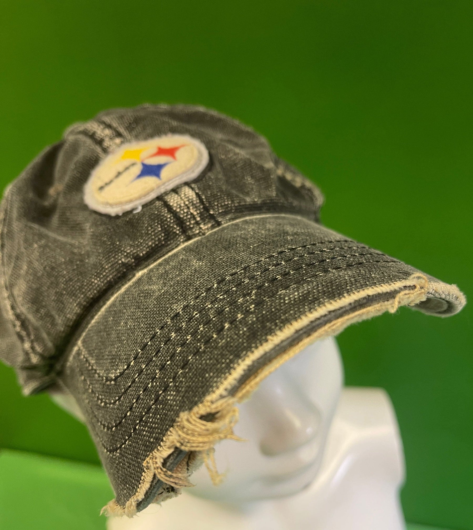 NFL Pittsburgh Steelers Reebok Distressed Vintage Hat/Cap Medium/Large