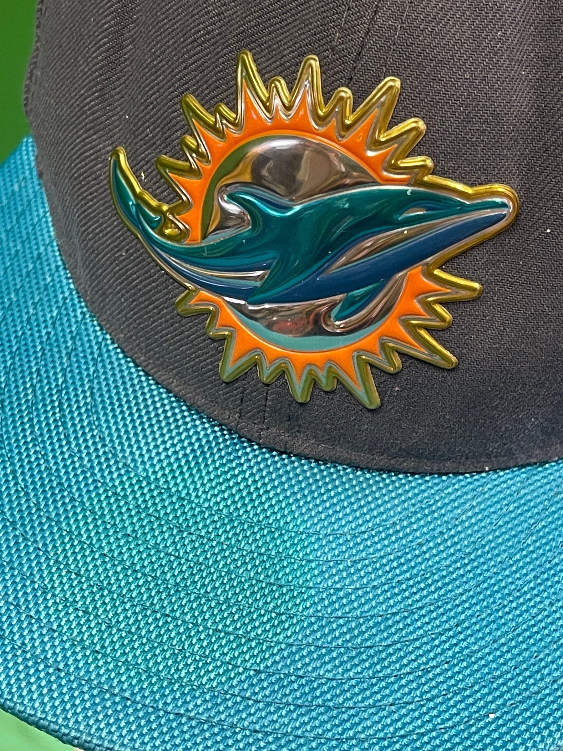 NFL Miami Dolphins New Era 59Fifty Fitted Hat/Cap Size 7-3/8
