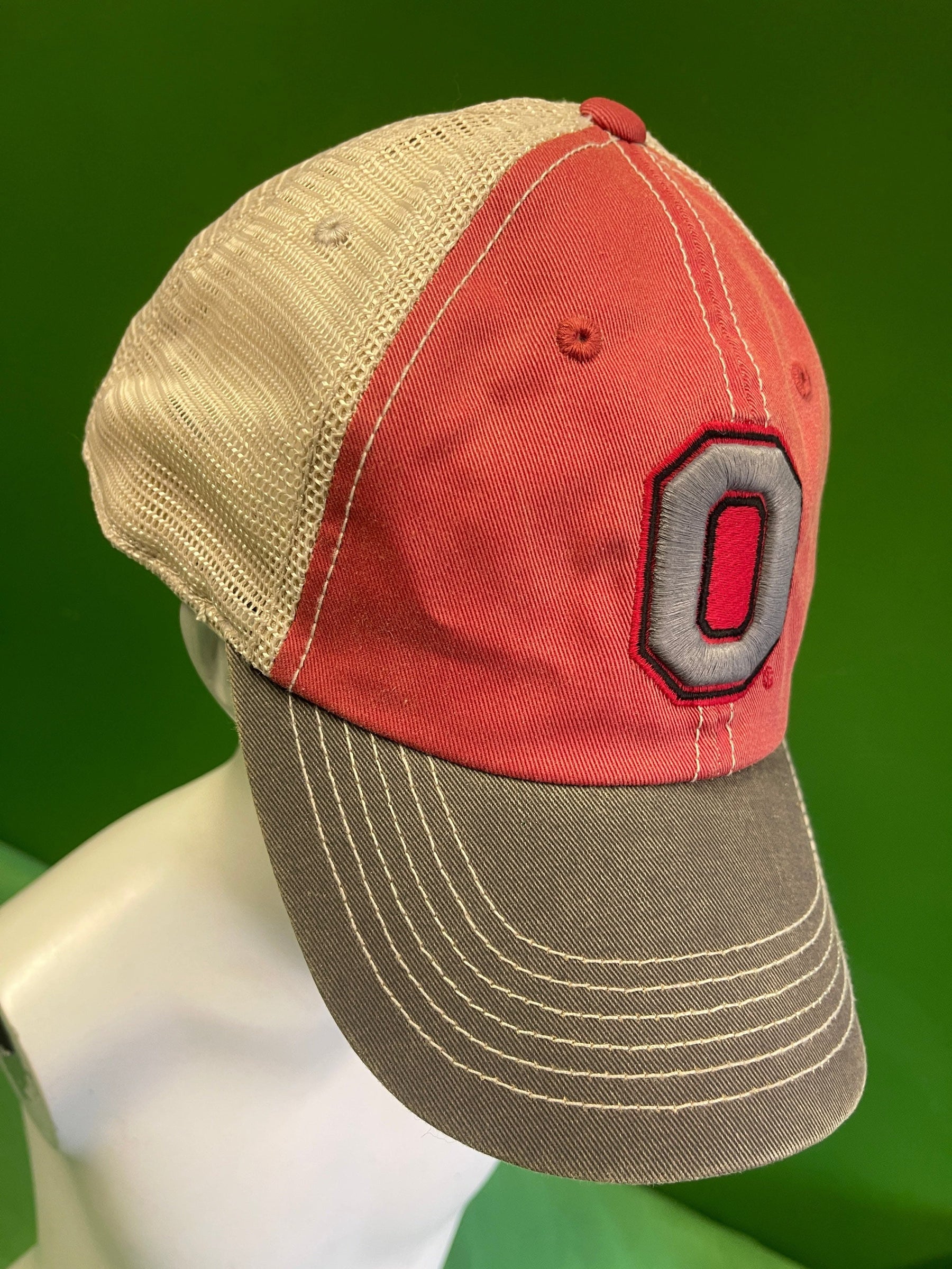 NCAA Ohio State Buckeyes Mesh Snapback Hat/Cap OSFM