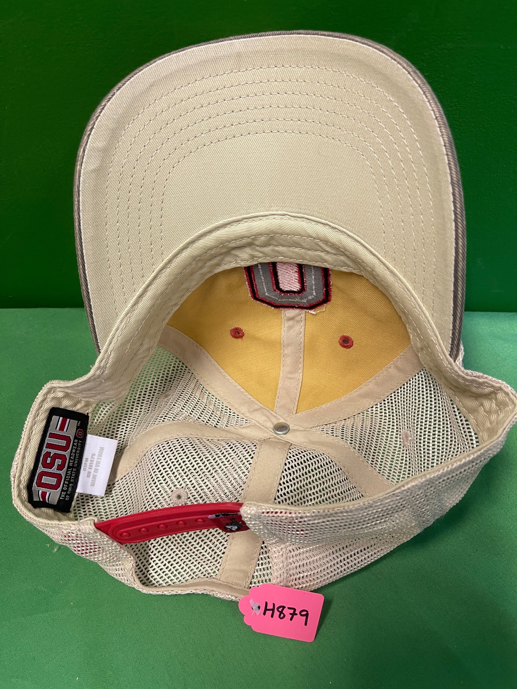 NCAA Ohio State Buckeyes Mesh Snapback Hat/Cap OSFM