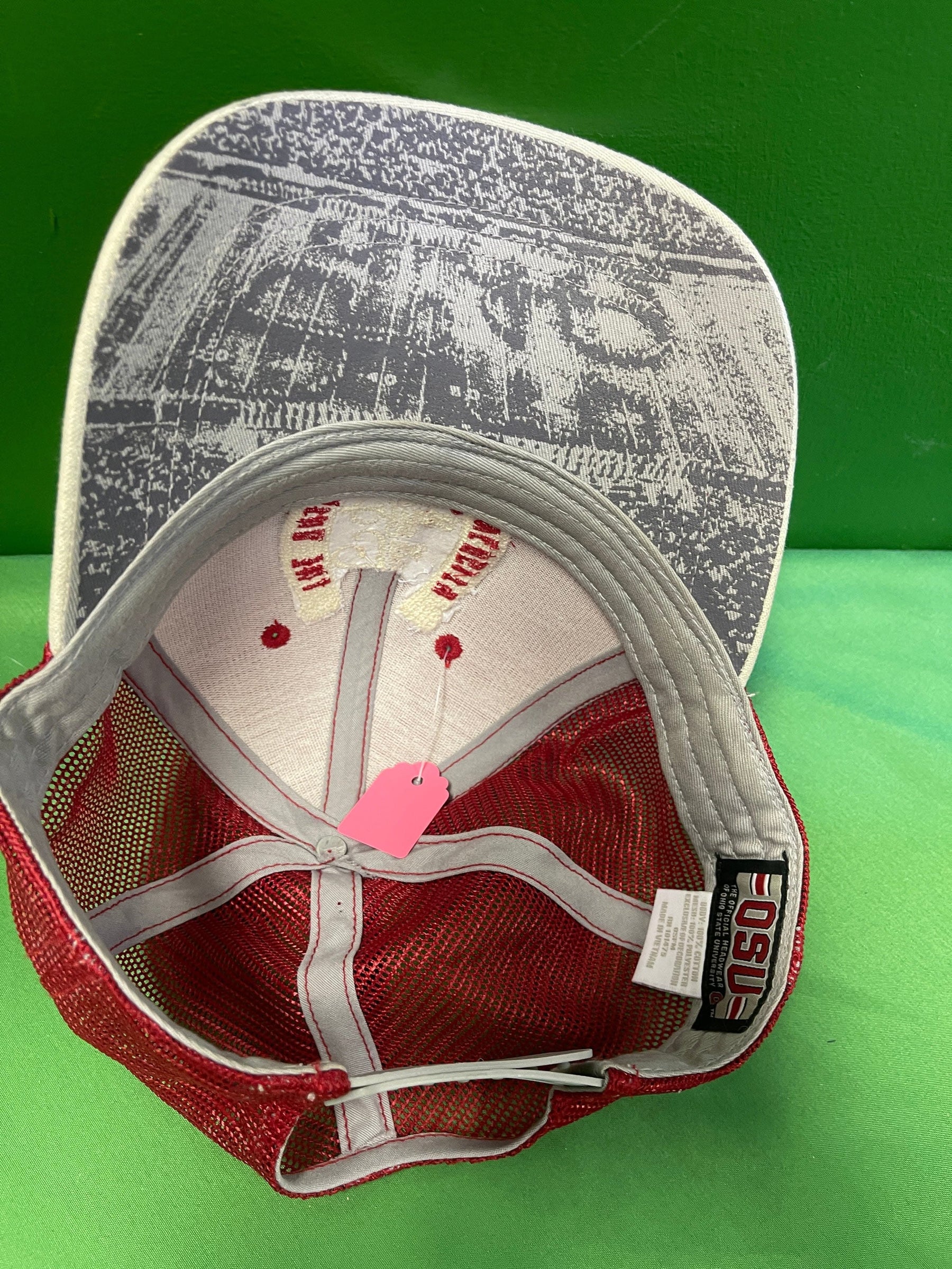 NCAA Ohio State Buckeyes Mesh 'The Shoe' Snapback Hat/Cap OSFM