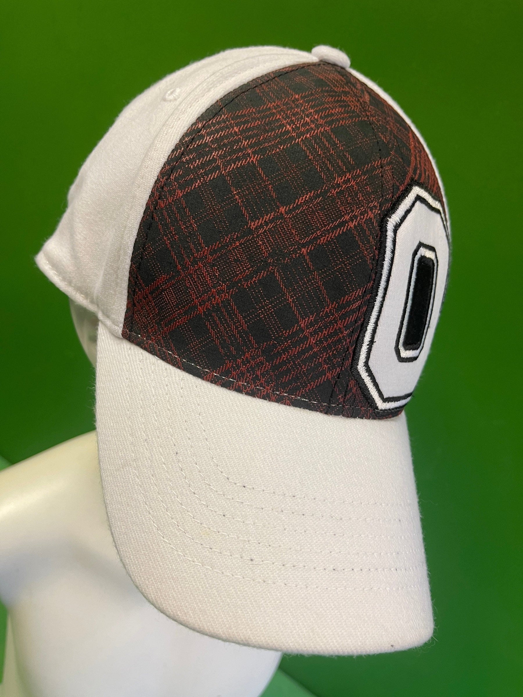 NCAA Ohio State Buckeyes Plaid Hat/Cap Large/X-Large