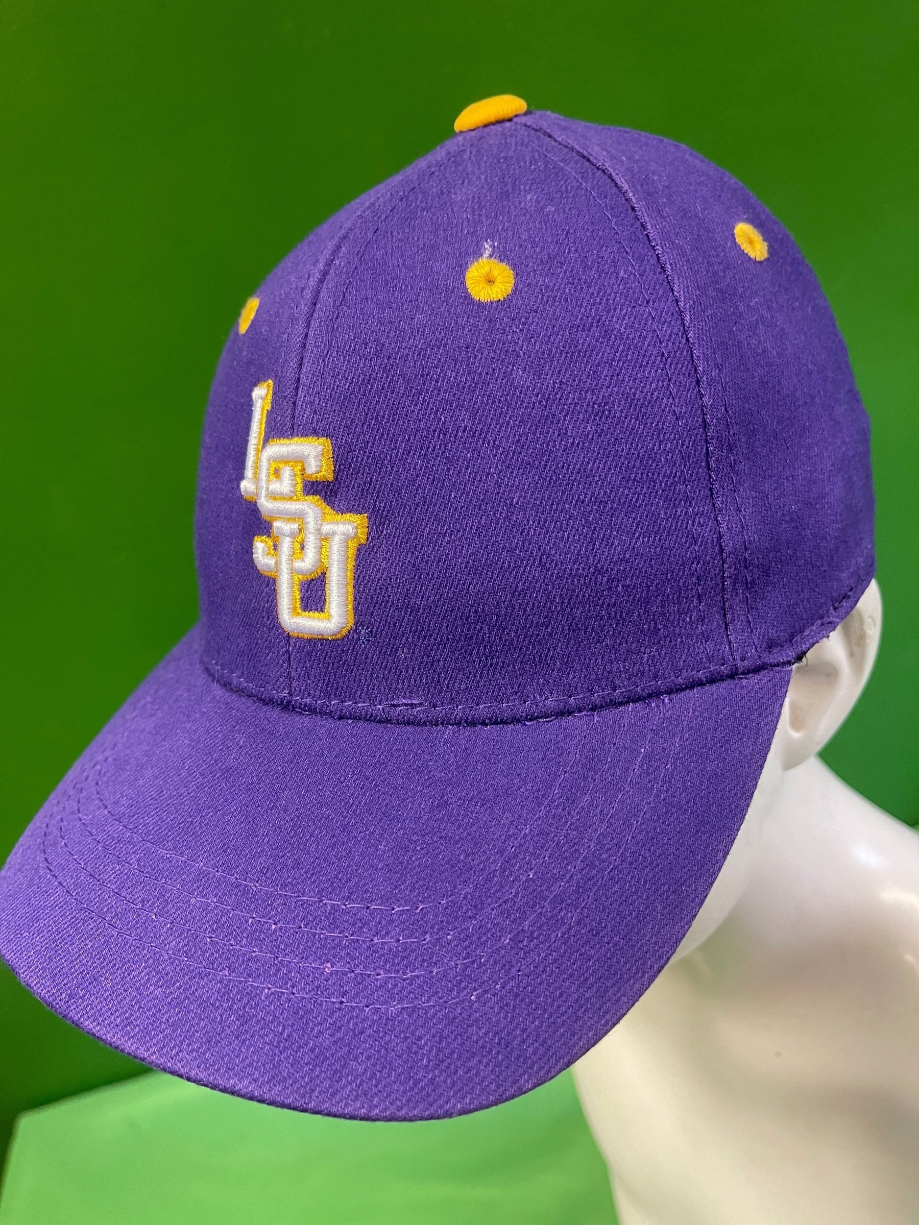 NCAA Louisiana State LSU Tigers Stretch Fit Hat/Cap Youth OSFM
