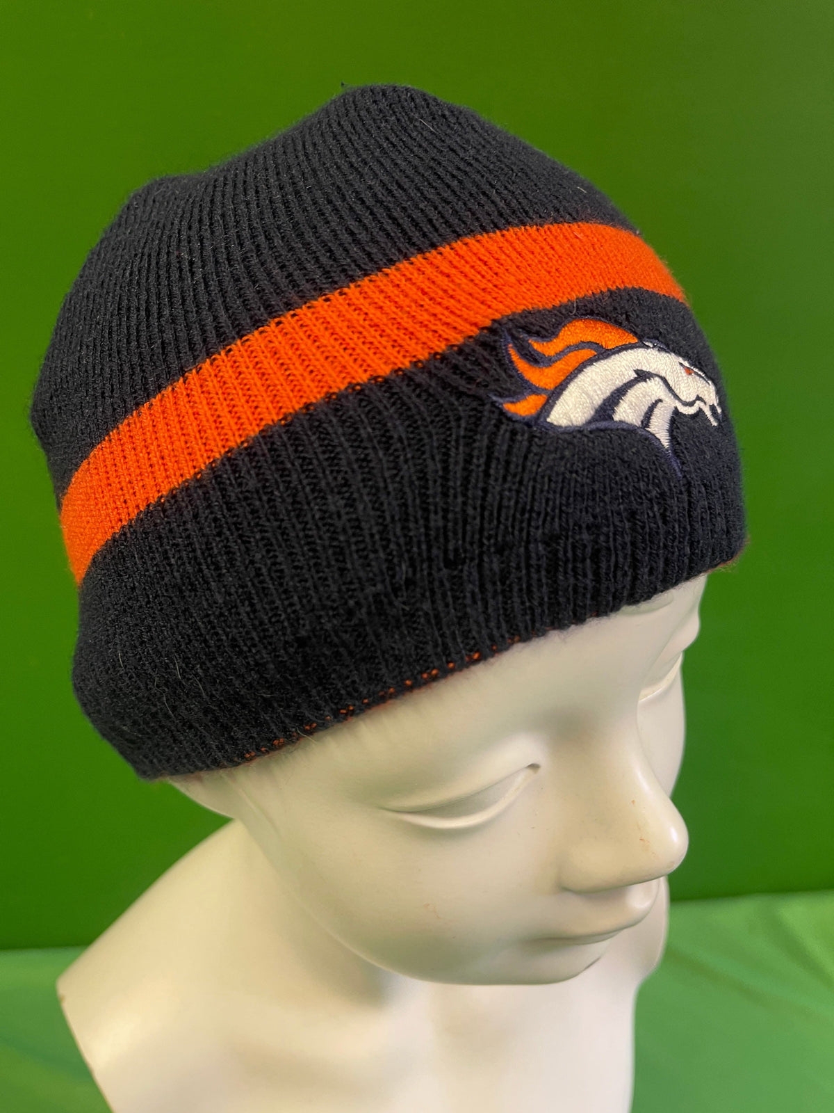 NFL Denver Broncos Acrylic Beanie Woolly Hat Youth Kids' OSFM