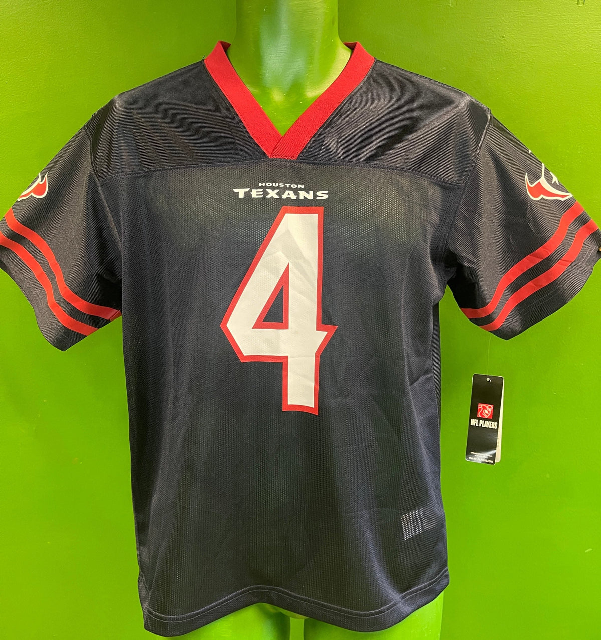 NFL Houston Texans Deshaun Watson #4 Jersey Youth Large 14-16 NWT