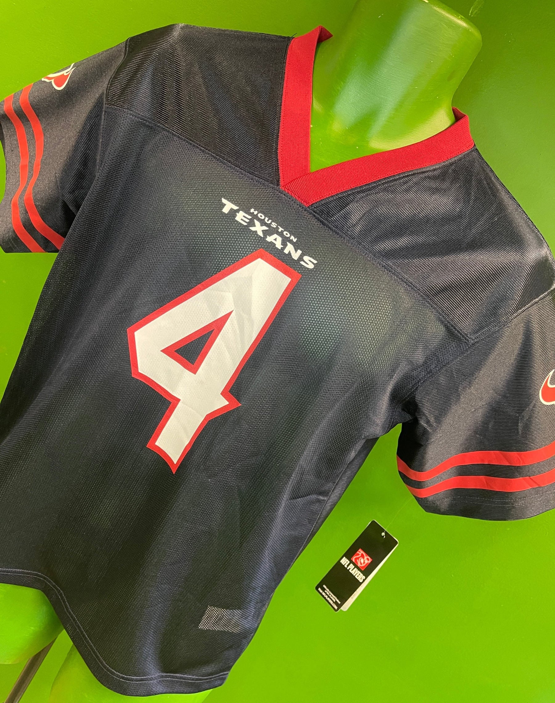 NFL Houston Texans Deshaun Watson #4 Jersey Youth Large 14-16 NWT