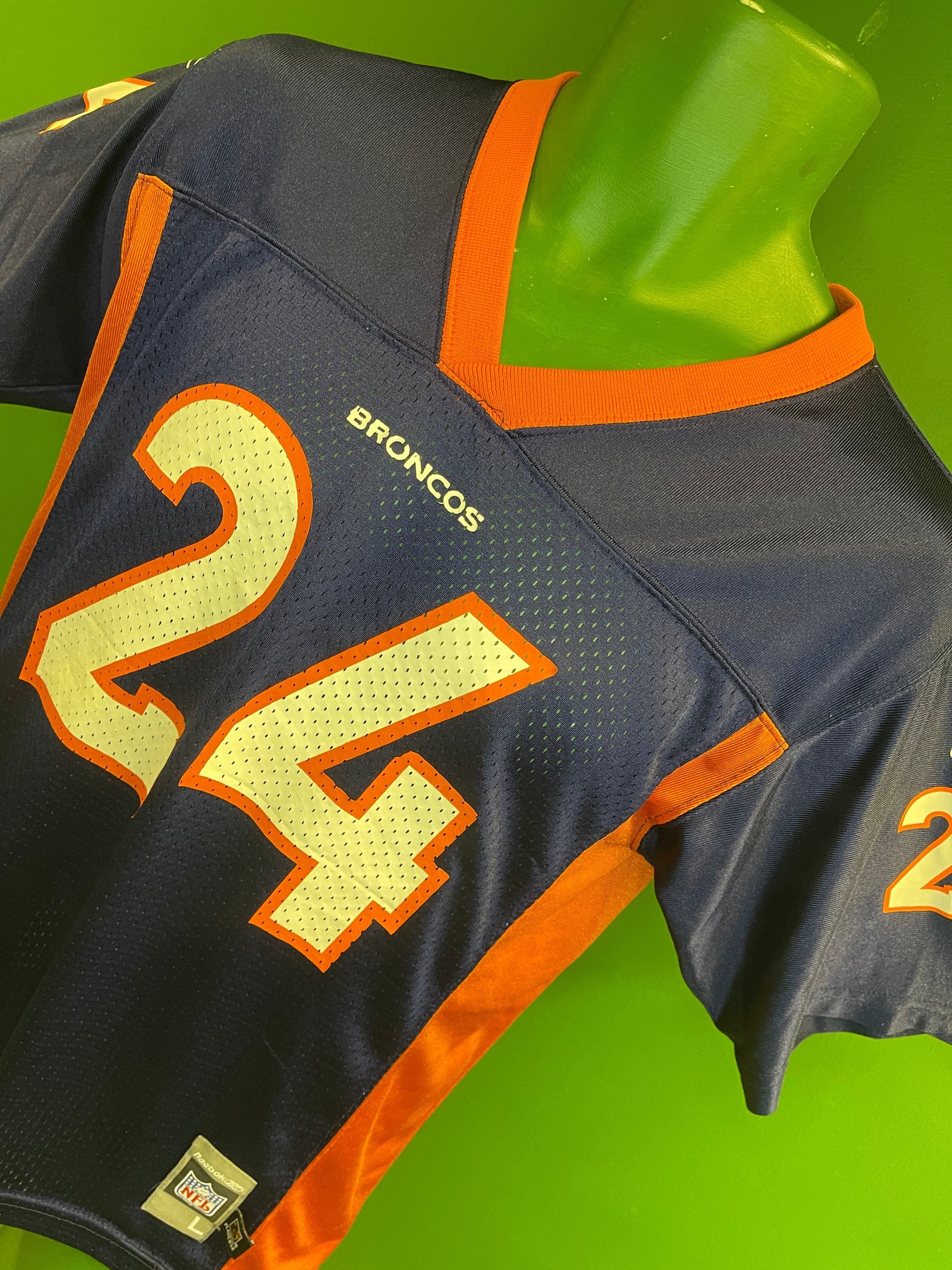 NFL Denver Broncos Champ Bailey #24 Jersey Youth Large 14-16