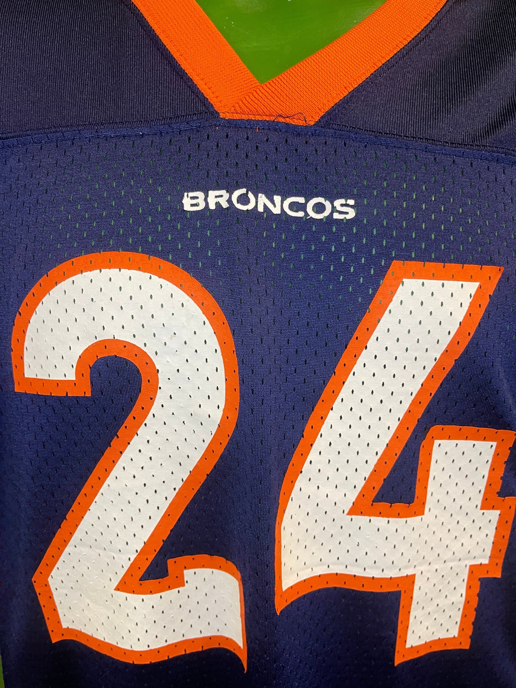 NFL Denver Broncos Champ Bailey #24 Jersey Youth Large 14-16