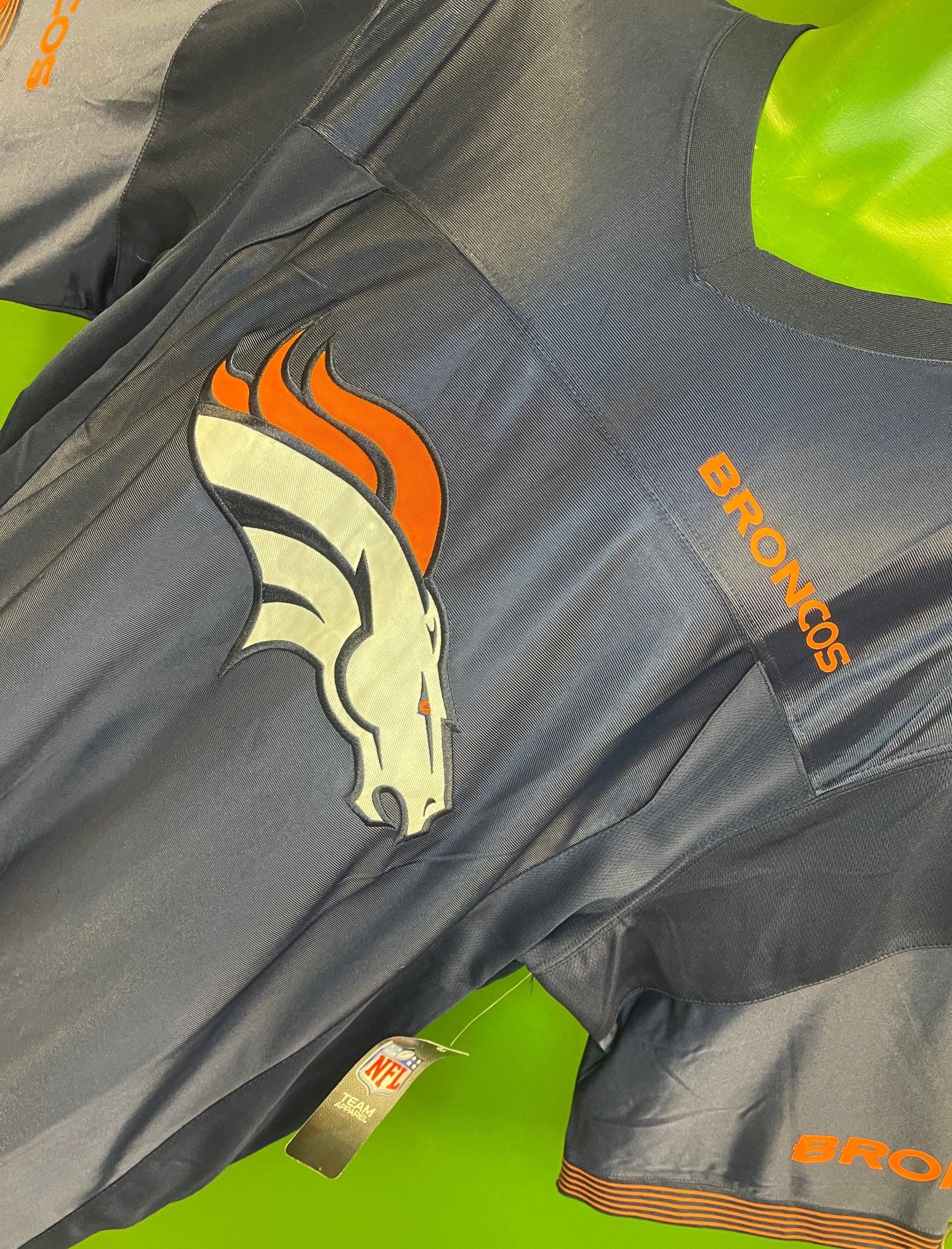 NFL Denver Broncos Logo Jersey Top Men's X-Large NWT