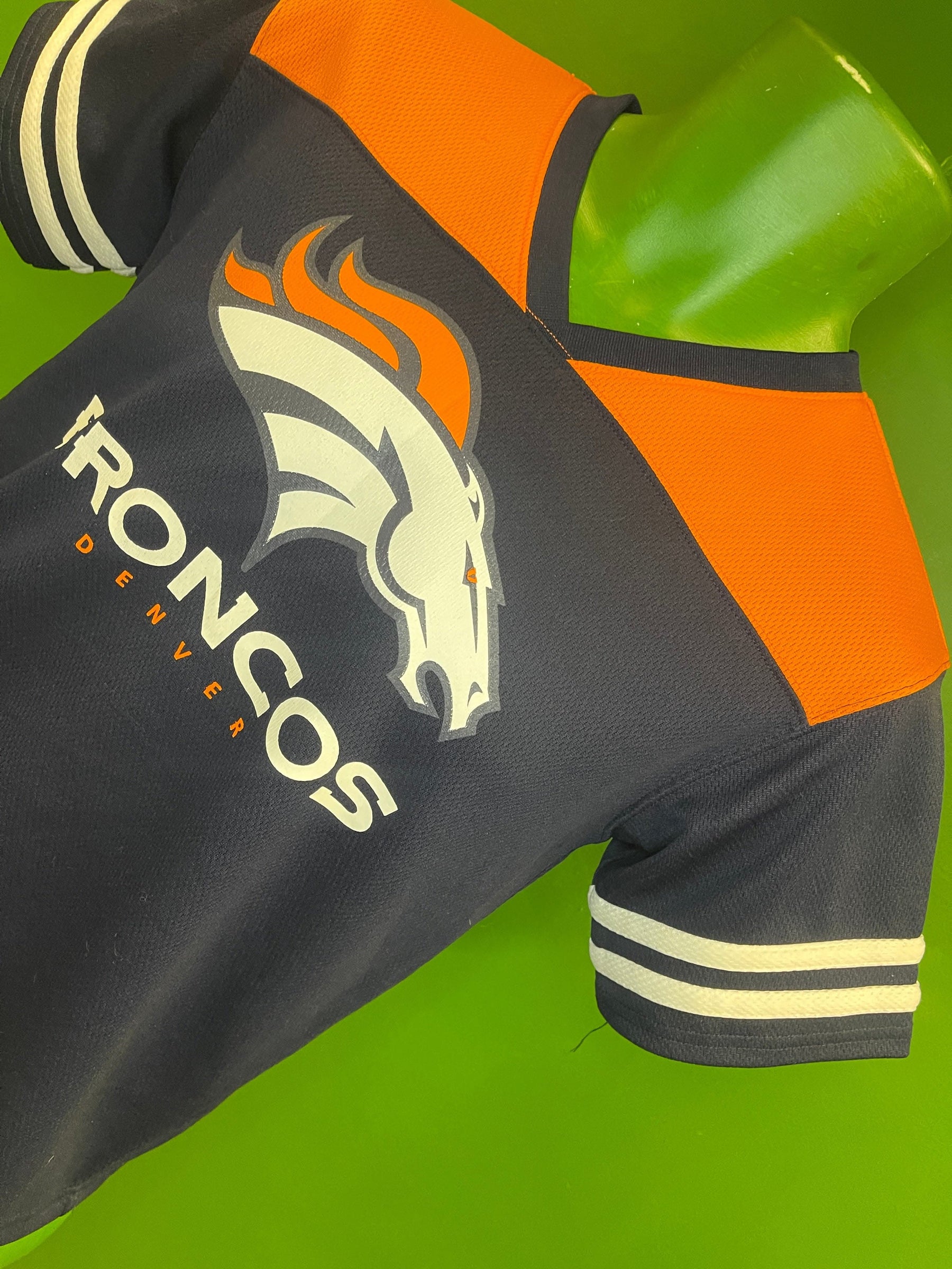 NFL Denver Broncos Jersey-Style Top Youth Medium 10-12