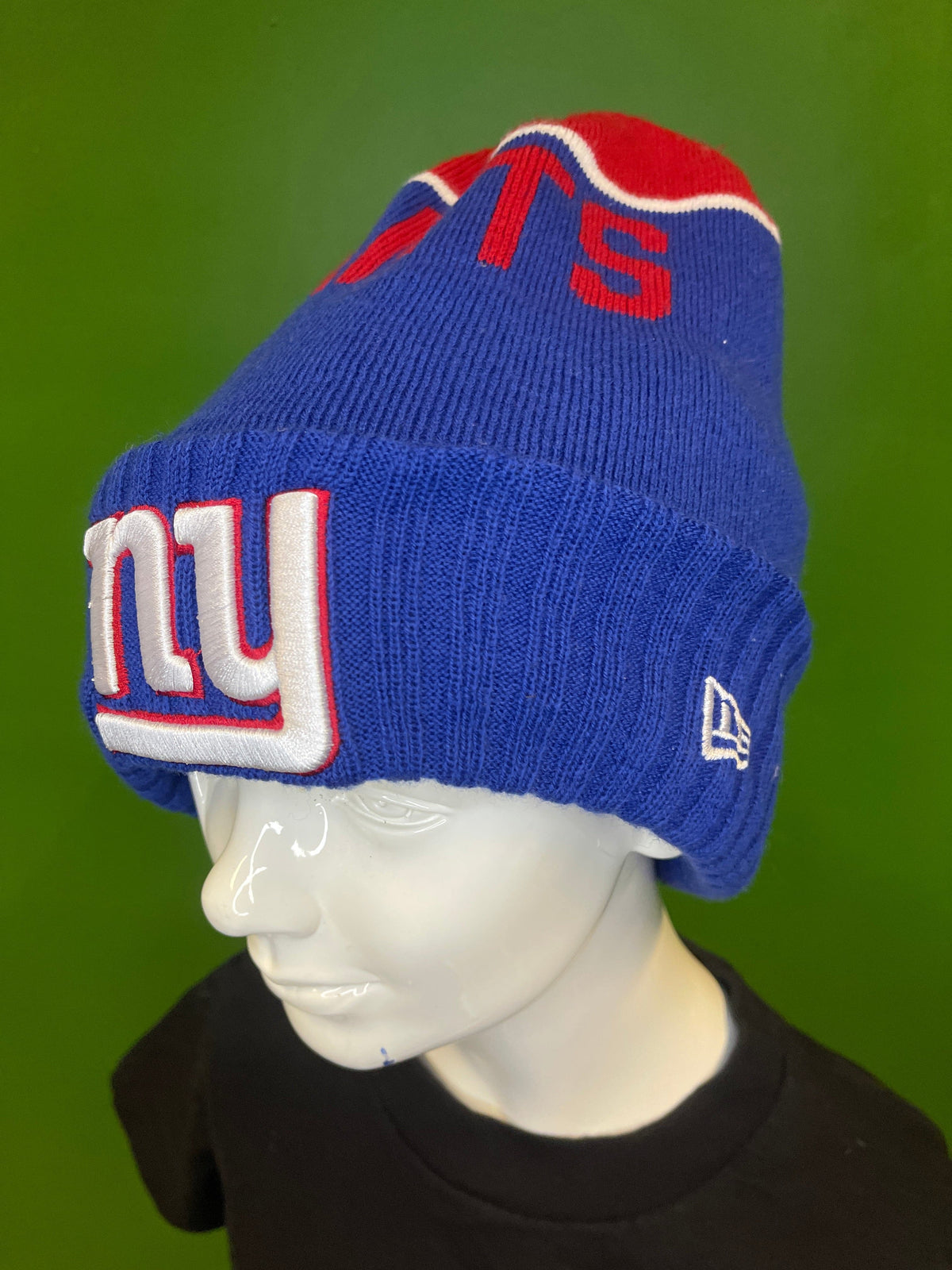 NFL New York Giants New Era Sport Knit Woolly Beanie Hat OSFM