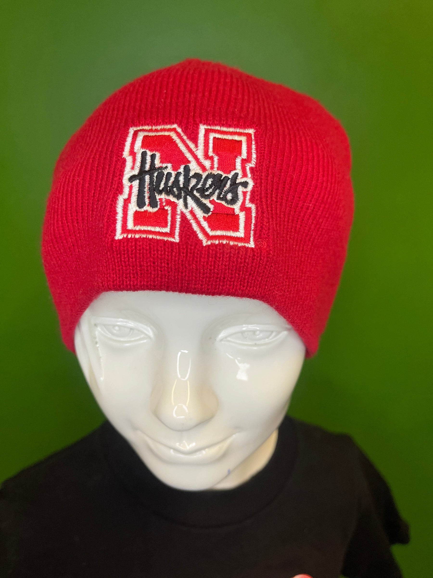NCAA Nebraska Cornhuskers 100% Acrylic Woolly Hat Beanie OSFM