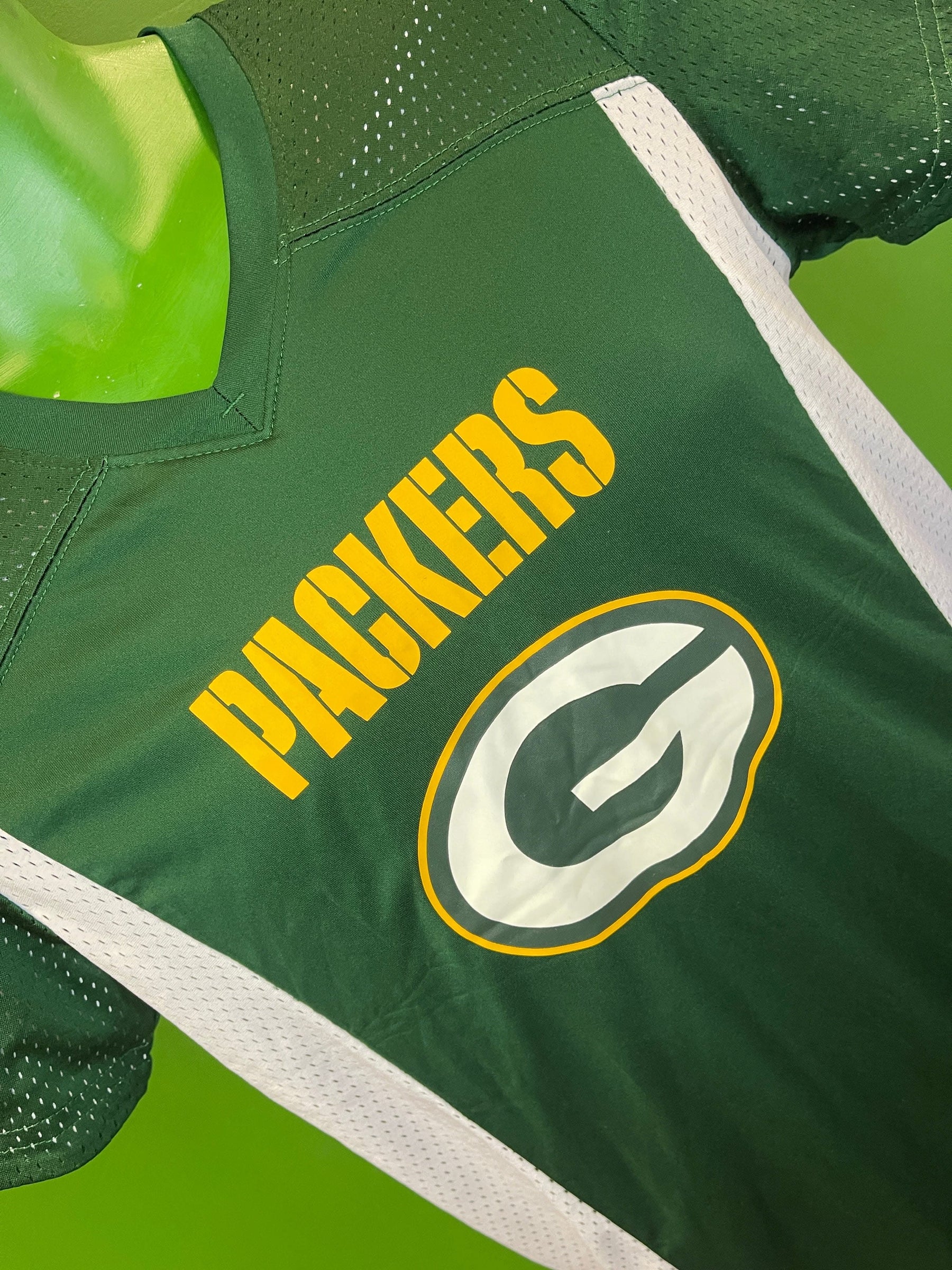 NFL Green Bay Packers Authentic Kids' Flag Football Shirt Youth Large