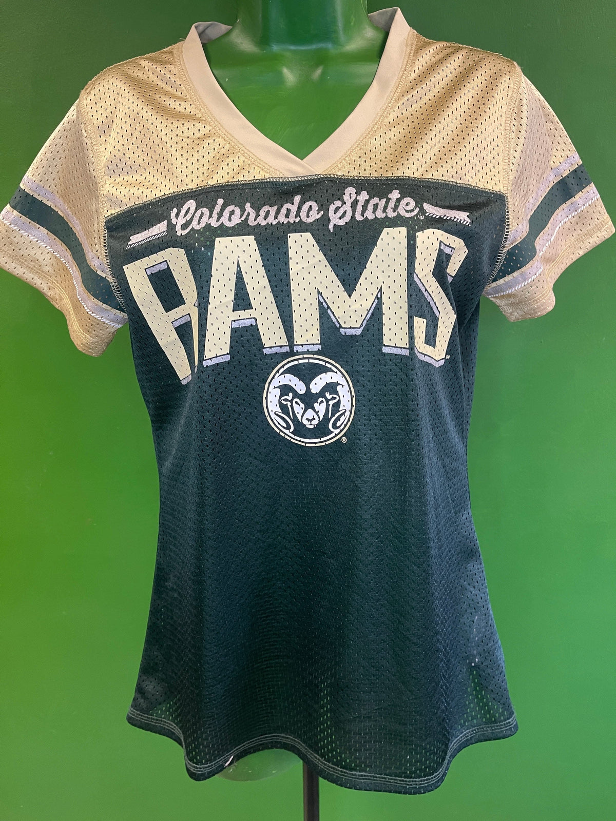 NCAA Colorado State CSU Rams Logo Jersey-Style Top Youth Medium 8-10