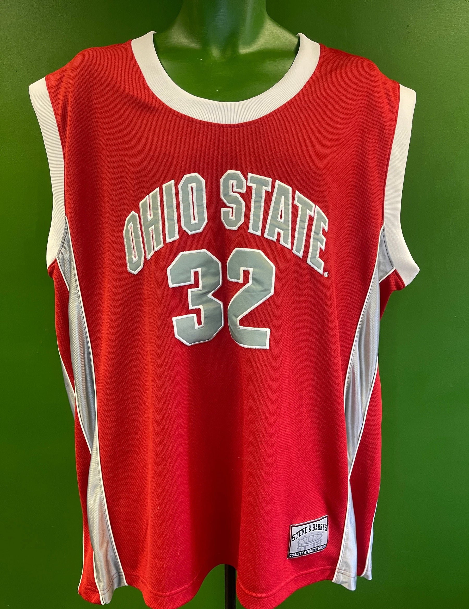NCAA Ohio State Buckeyes #32 Basketball Jersey Men's 2X-Large