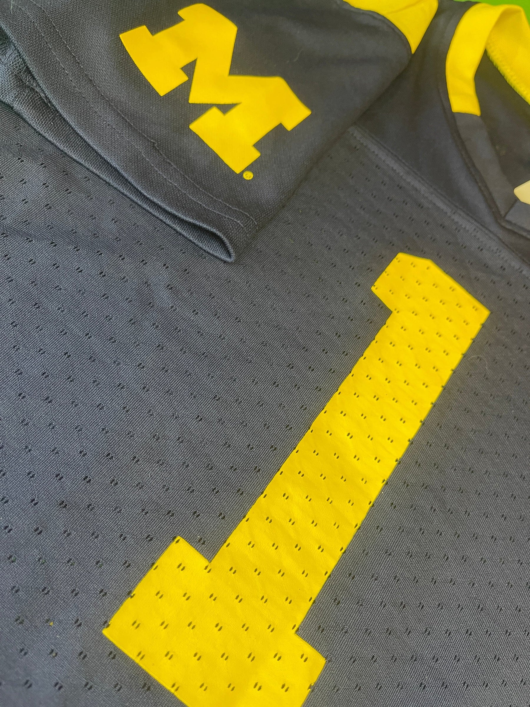 NCAA Michigan Wolverines #1 Blue Jersey Youth X-Small 4-5