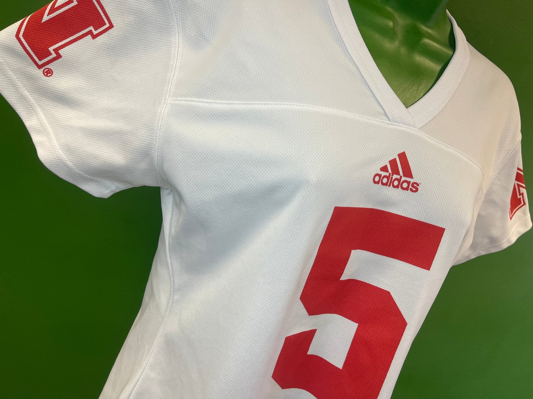 NCAA Nebraska Cornhuskers #5 White Jersey Youth Large