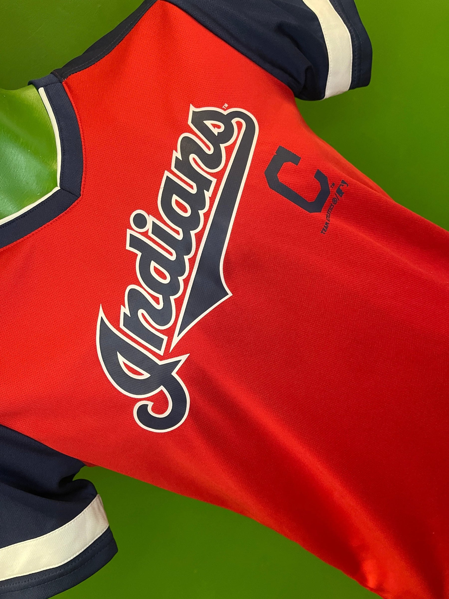 MLB Cleveland Guardians (Indians) Logo Jersey-Style Top Youth Large 10-12