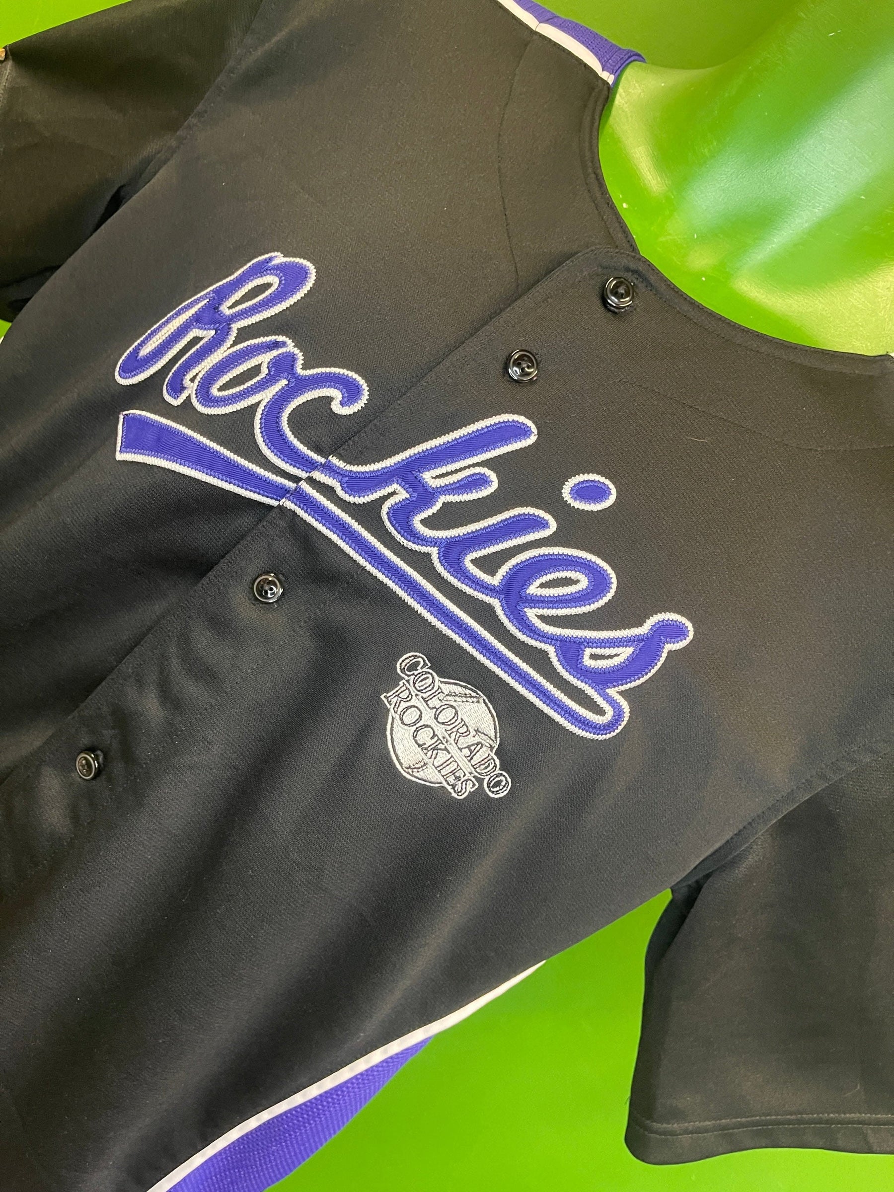 MLB Colorado Rockies True Fan Stitched Baseball Jersey Youth X-Large 14-16