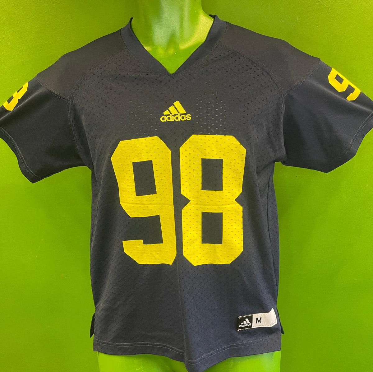 NCAA Michigan Wolverines #98 Mesh Jersey Youth Medium 10-12