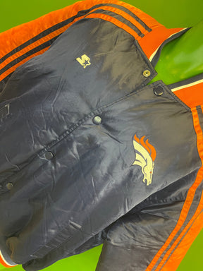 NFL Denver Broncos ProLine Starter Vintage Satin Quilted Bomber Jacket Men's Medium