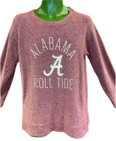 NCAA Alabama Crimson Tide Fuzzy Oversized Sweatshirt Women's Large