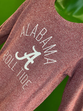 NCAA Alabama Crimson Tide Fuzzy Oversized Sweatshirt Women's Large
