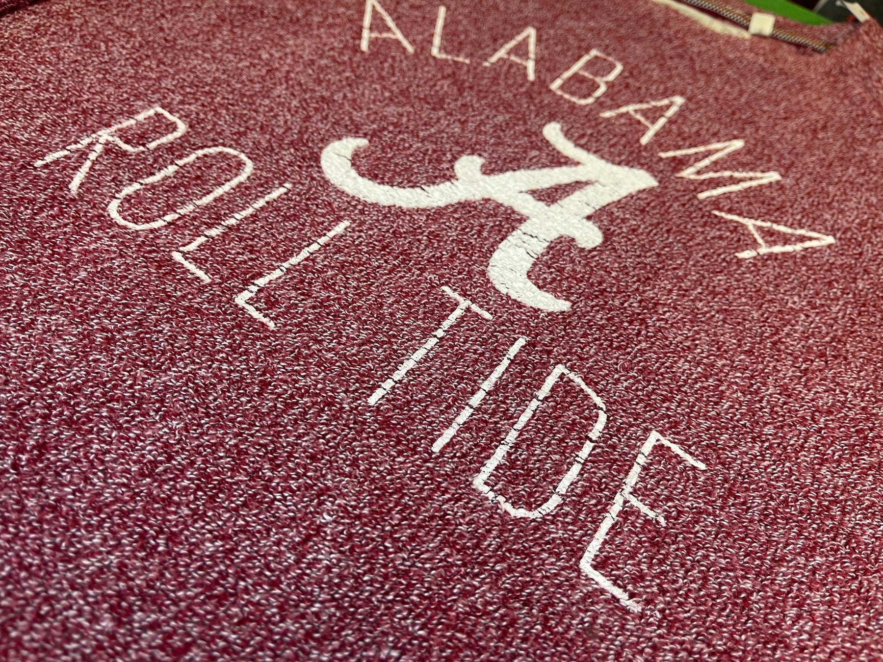 NCAA Alabama Crimson Tide Fuzzy Oversized Sweatshirt Women's Large