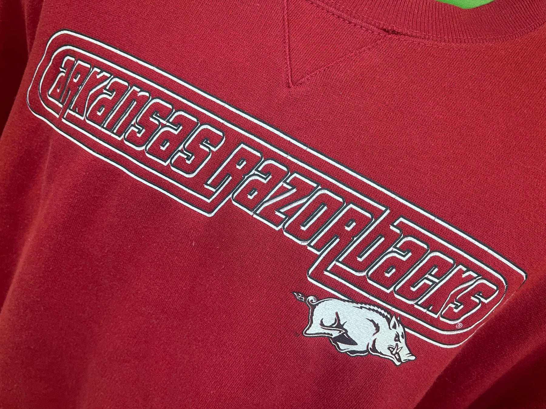NCAA Arkansas Razorbacks Starter Vintage Sweatshirt Men's X-Large