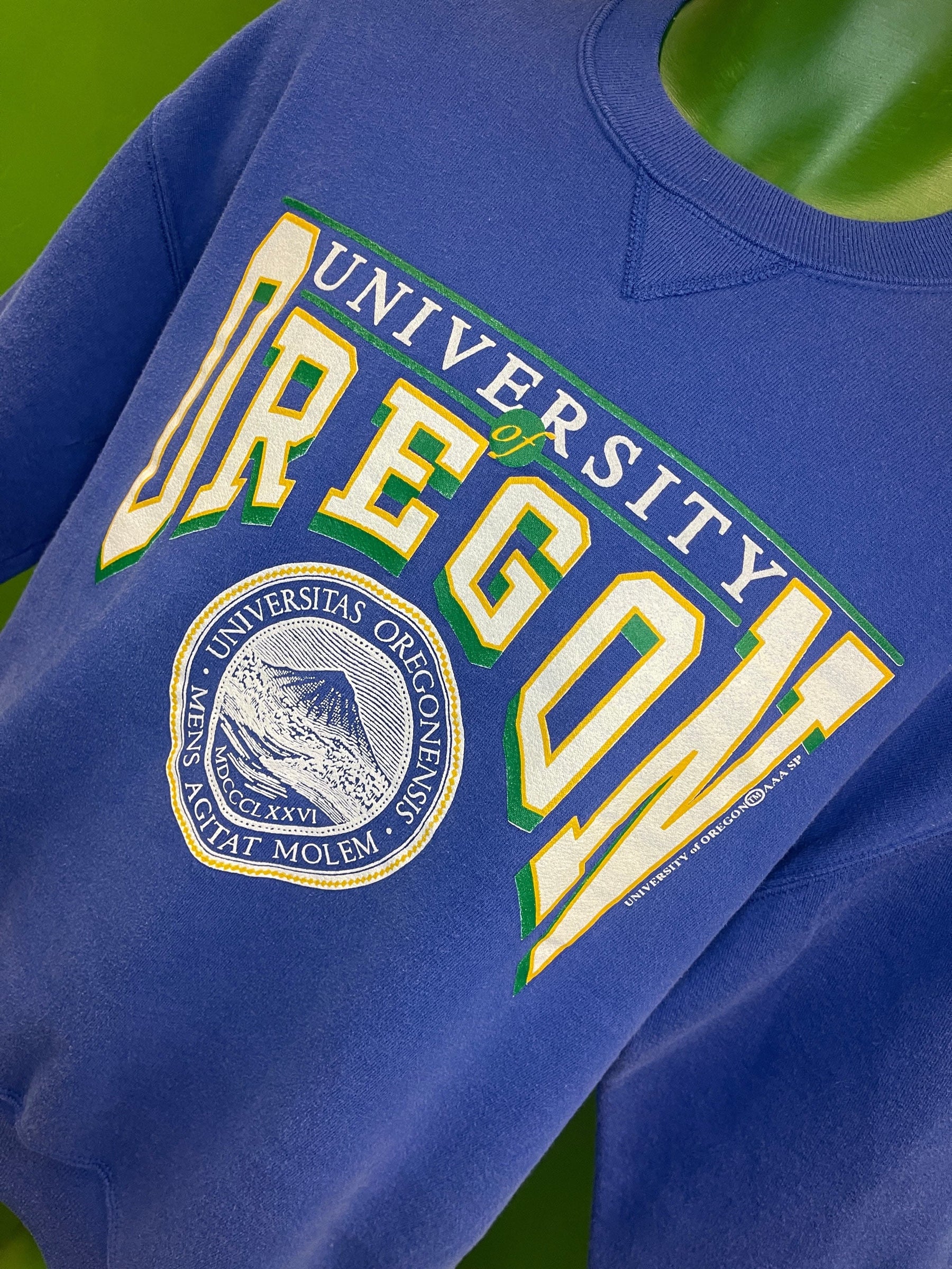 NCAA Oregon Ducks Russell Vintage Sweatshirt Men's Large
