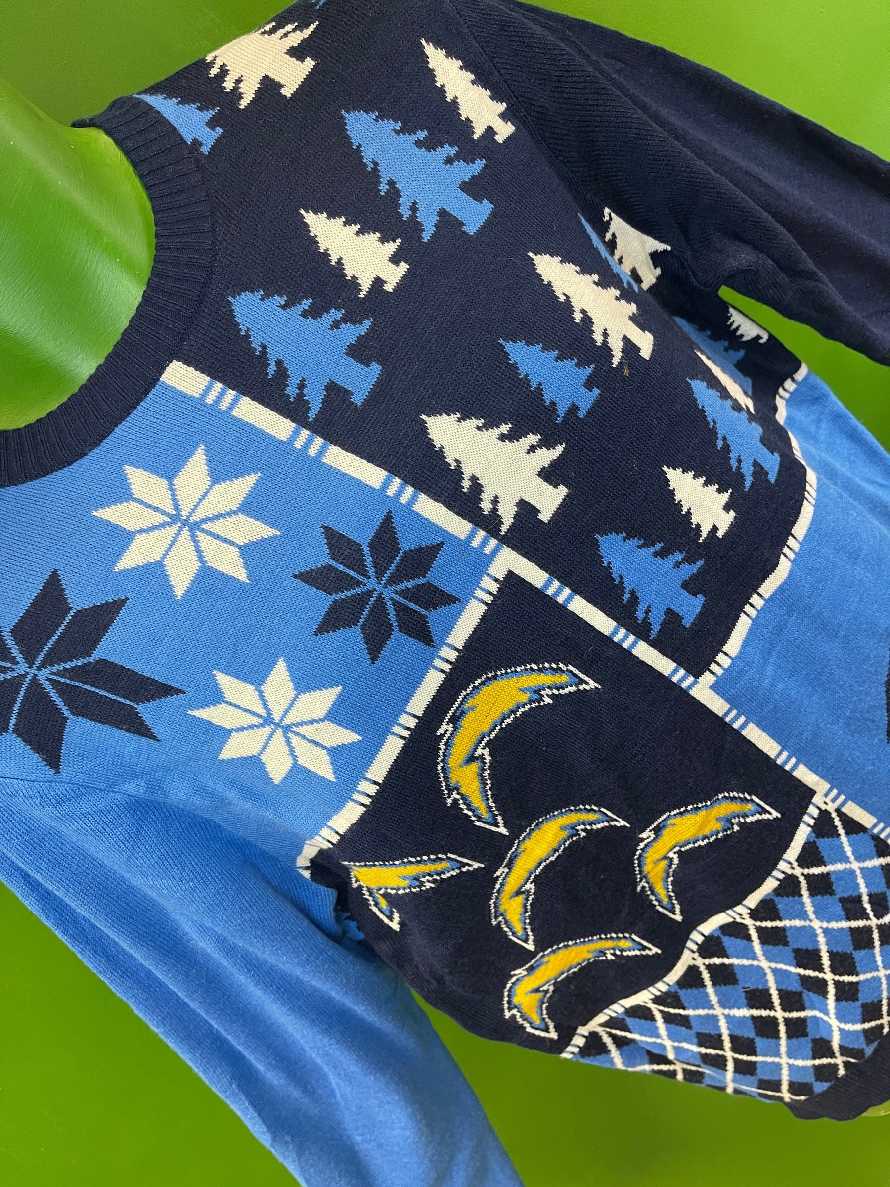 NFL Los Angeles Chargers FOCO "Ugly" Christmas/Winter Jumper Men's Large