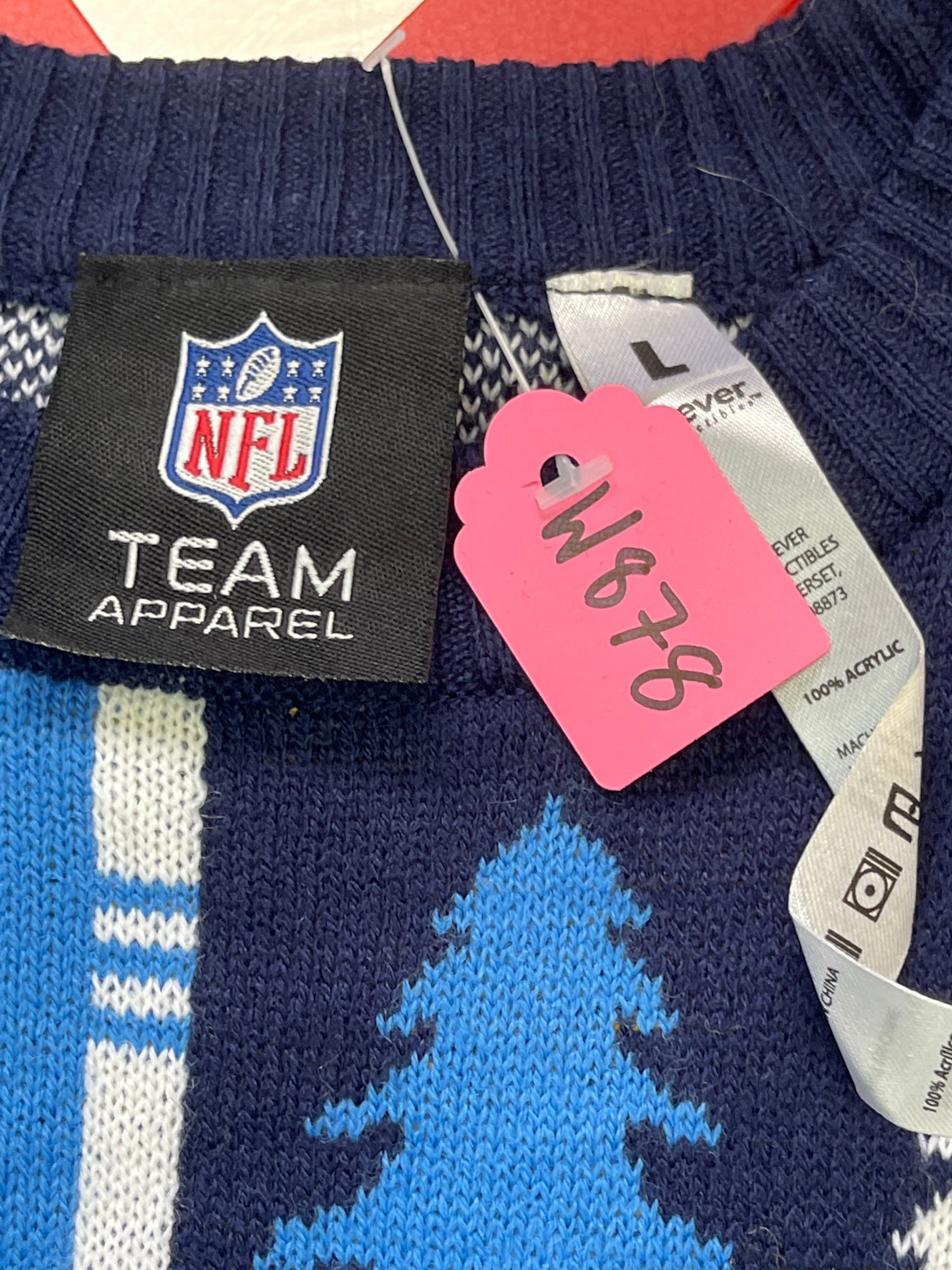 NFL Los Angeles Chargers FOCO "Ugly" Christmas/Winter Jumper Men's Large