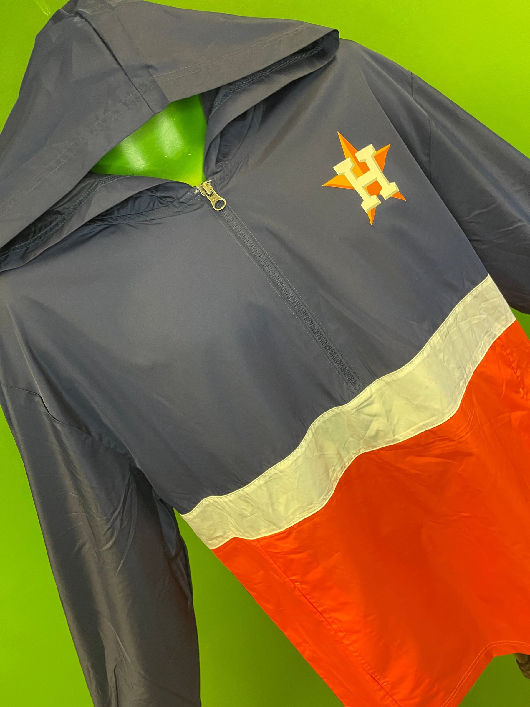 MLB Houston Astros 1/4 Zip Pullover Windbreaker Men's Medium NWT