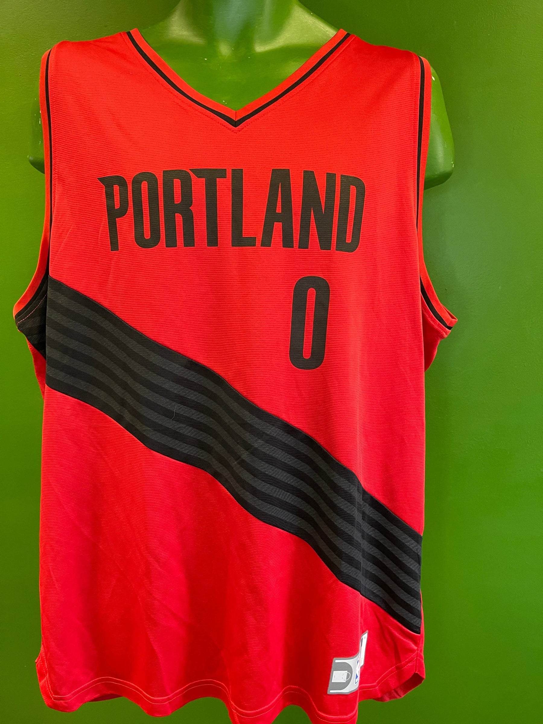 NBA Portland Trail Blazers Damian Lillard #0 Fanatics Basketball Jersey Men's X-Large NWT