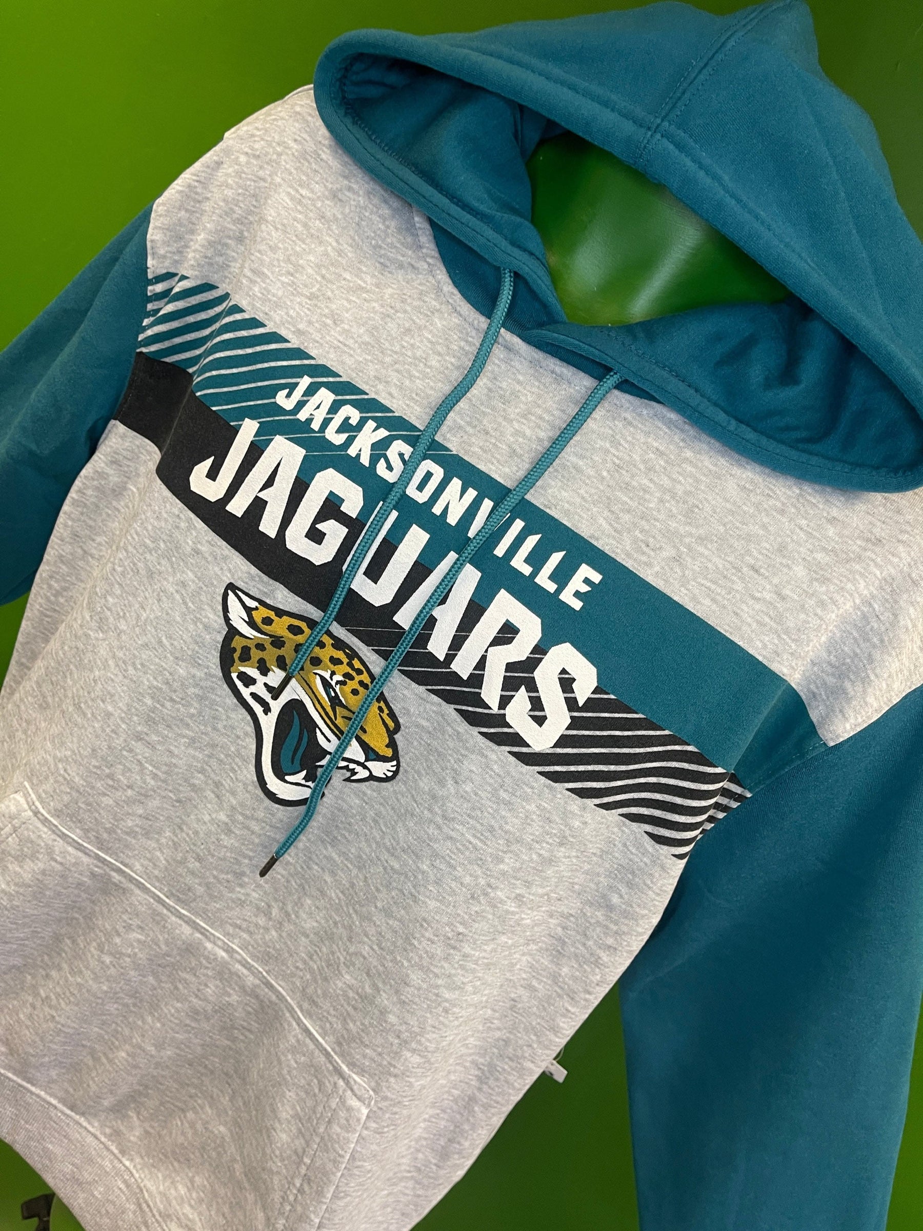 NFL Jacksonville Jaguars Grey Colourblock Hoodie Men's X-Large NWT