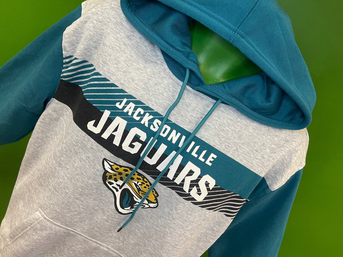 NFL Jacksonville Jaguars Grey Colourblock Hoodie Men's Medium NWT