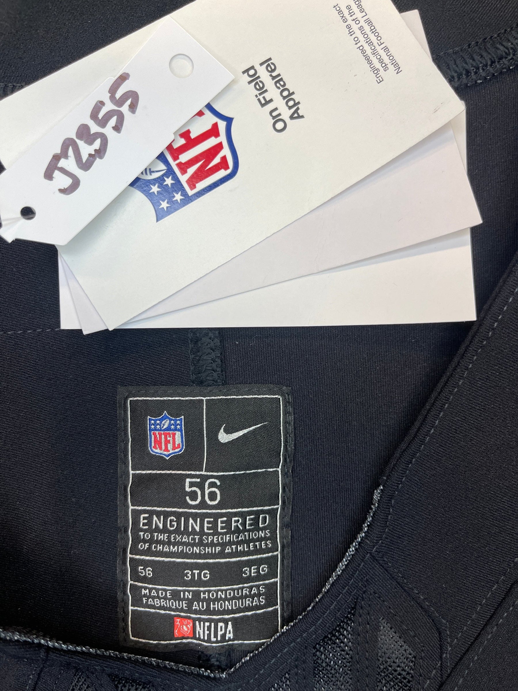 NFL Las Vegas Raiders Waller #83 Elite On-Field Jersey Men's 3X-Large 56 NWT