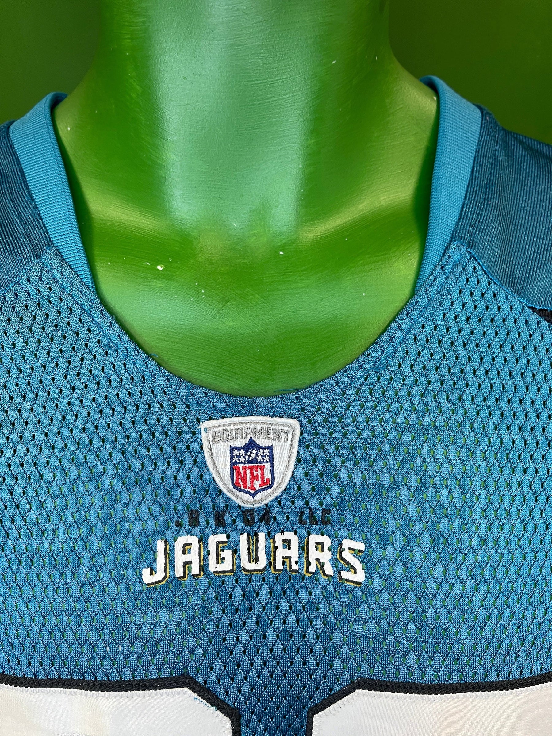 NFL Jacksonville Jaguars Meester #63 Vtg SIGNED Jersey Youth Medium 10-12