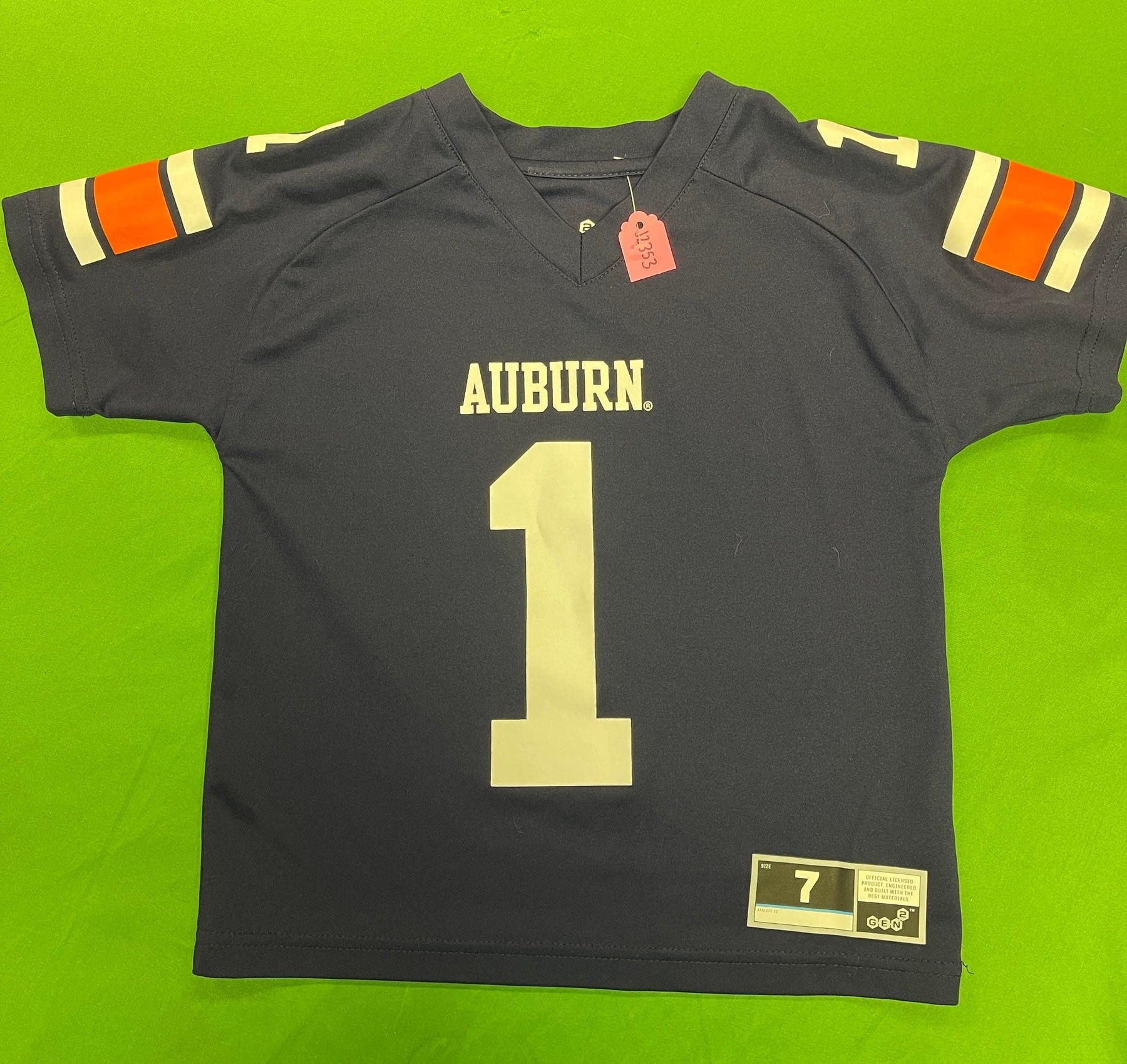 NCAA Auburn Tigers Blue #1 Jersey Youth Small 7
