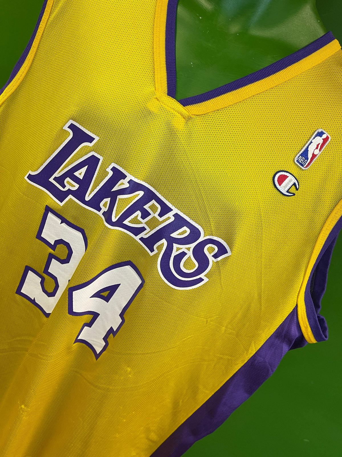 NBA Los Angeles Lakers Shaquille O'Neal #34 Champion Vintage Jersey Men's Large