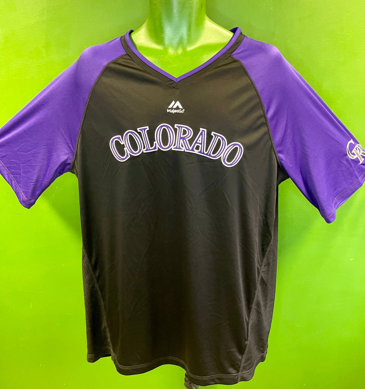 MLB Colorado Rockies Majestic Logo Jersey Top Men's X-Large NWT