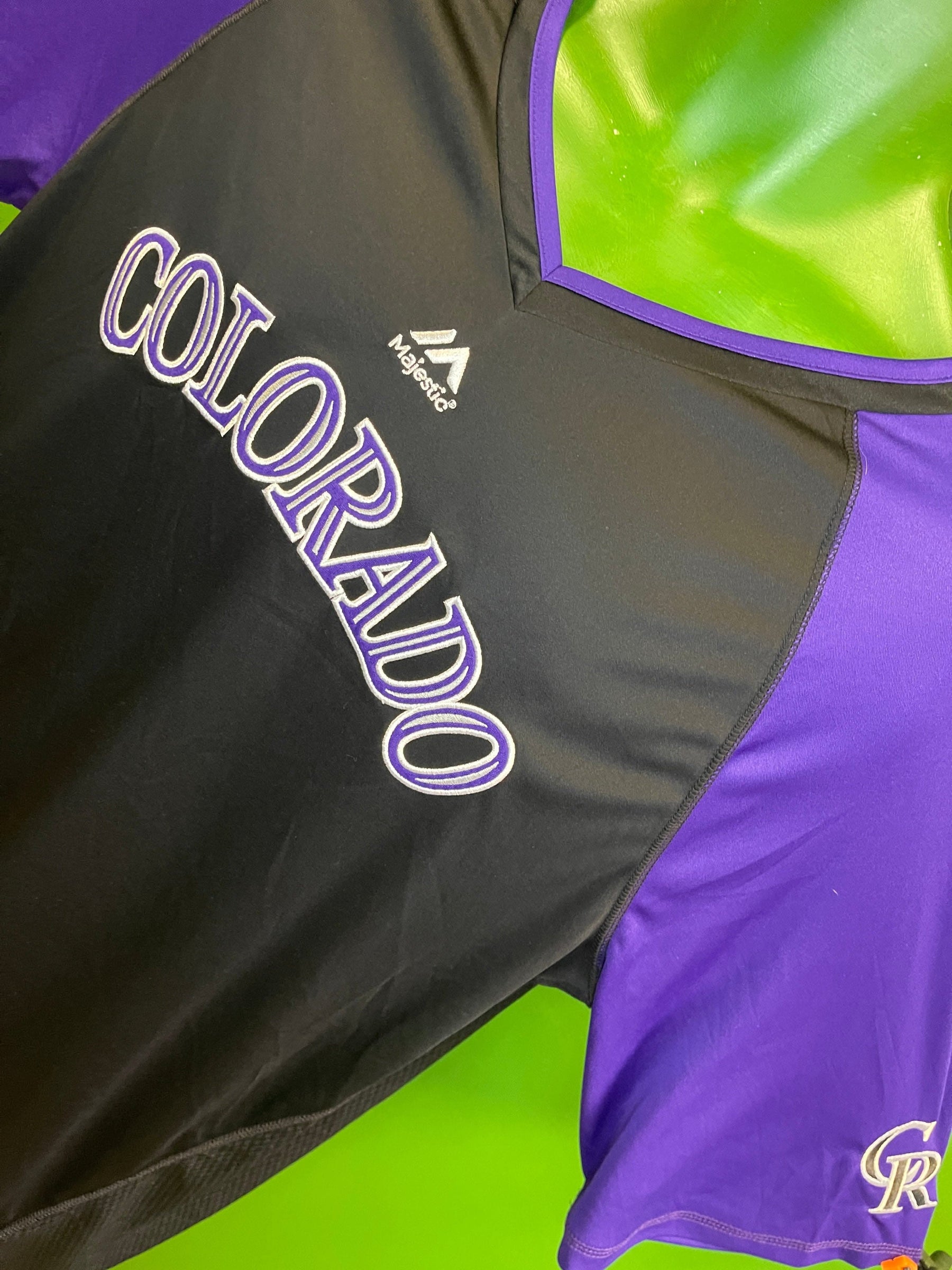 MLB Colorado Rockies Majestic Logo Jersey Top Men's X-Large NWT