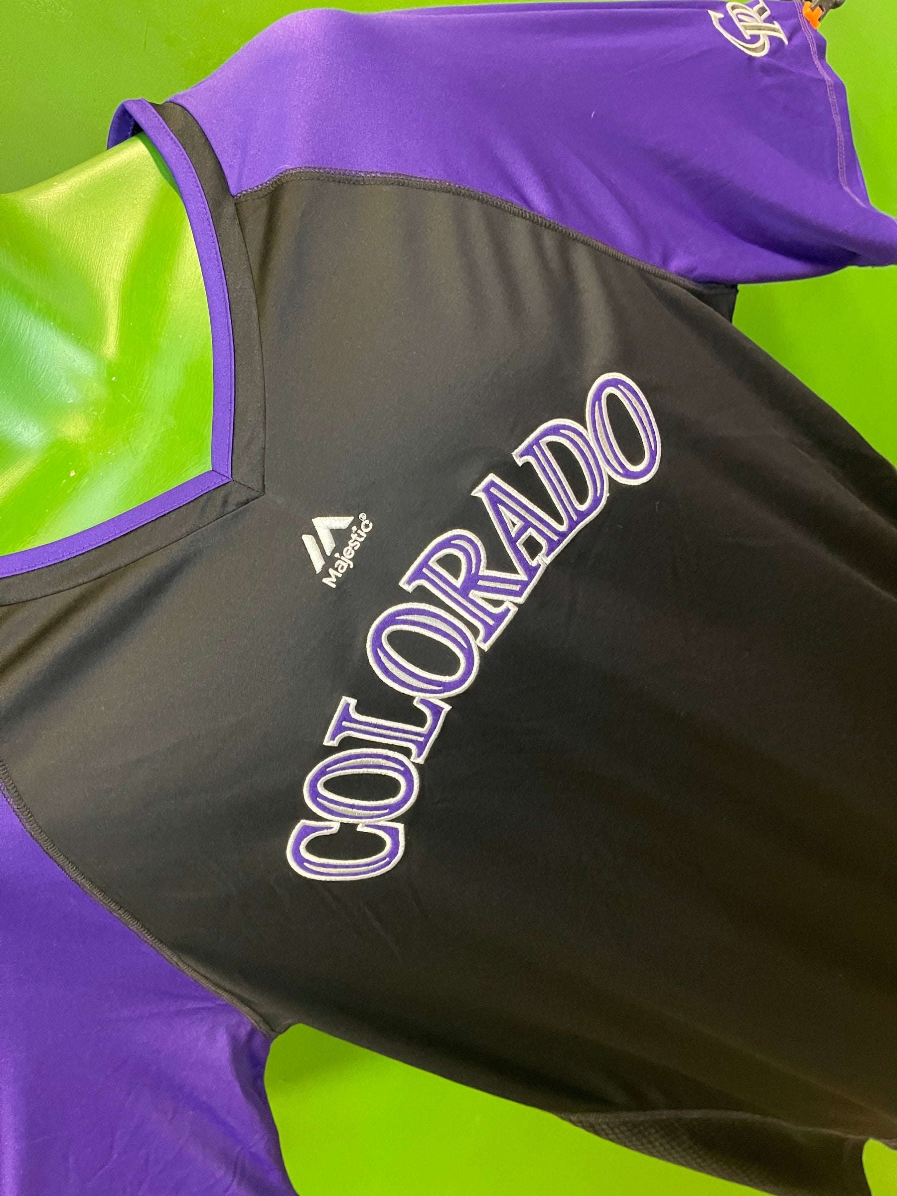 MLB Colorado Rockies Majestic Logo Jersey Top Men's X-Large NWT