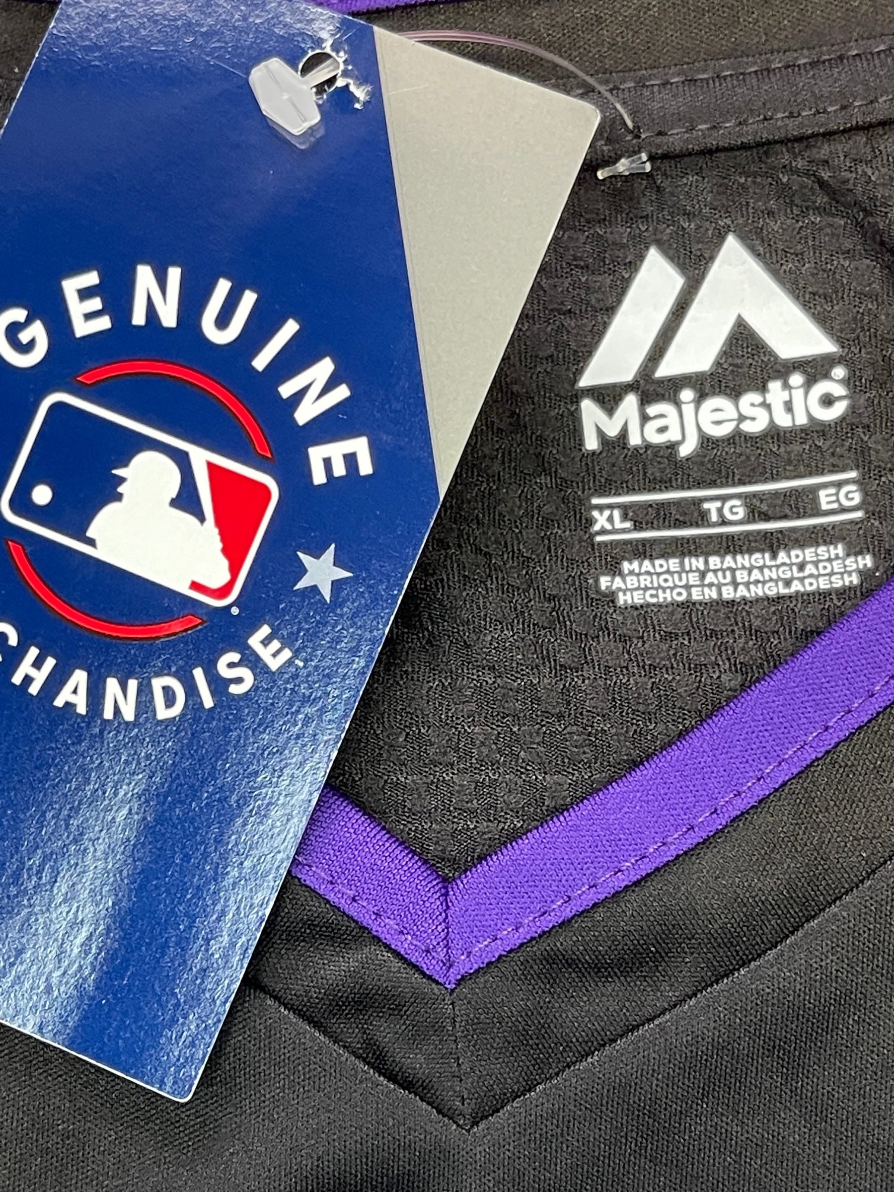 MLB Colorado Rockies Majestic Logo Jersey Top Men's X-Large NWT