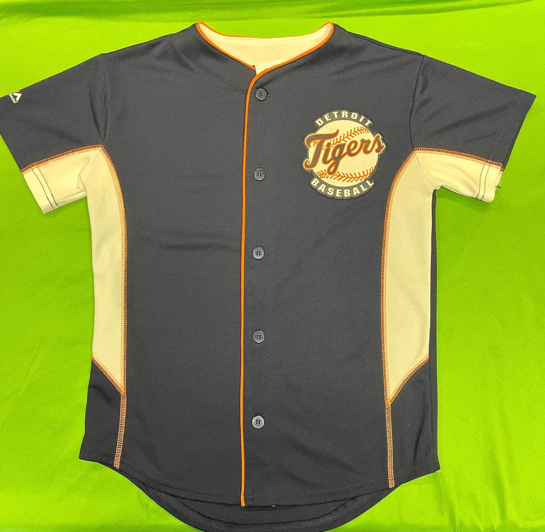 MLB Detroit Tigers Prince Fielder #28 Majestic Baseball Jersey Youth Medium 10-12