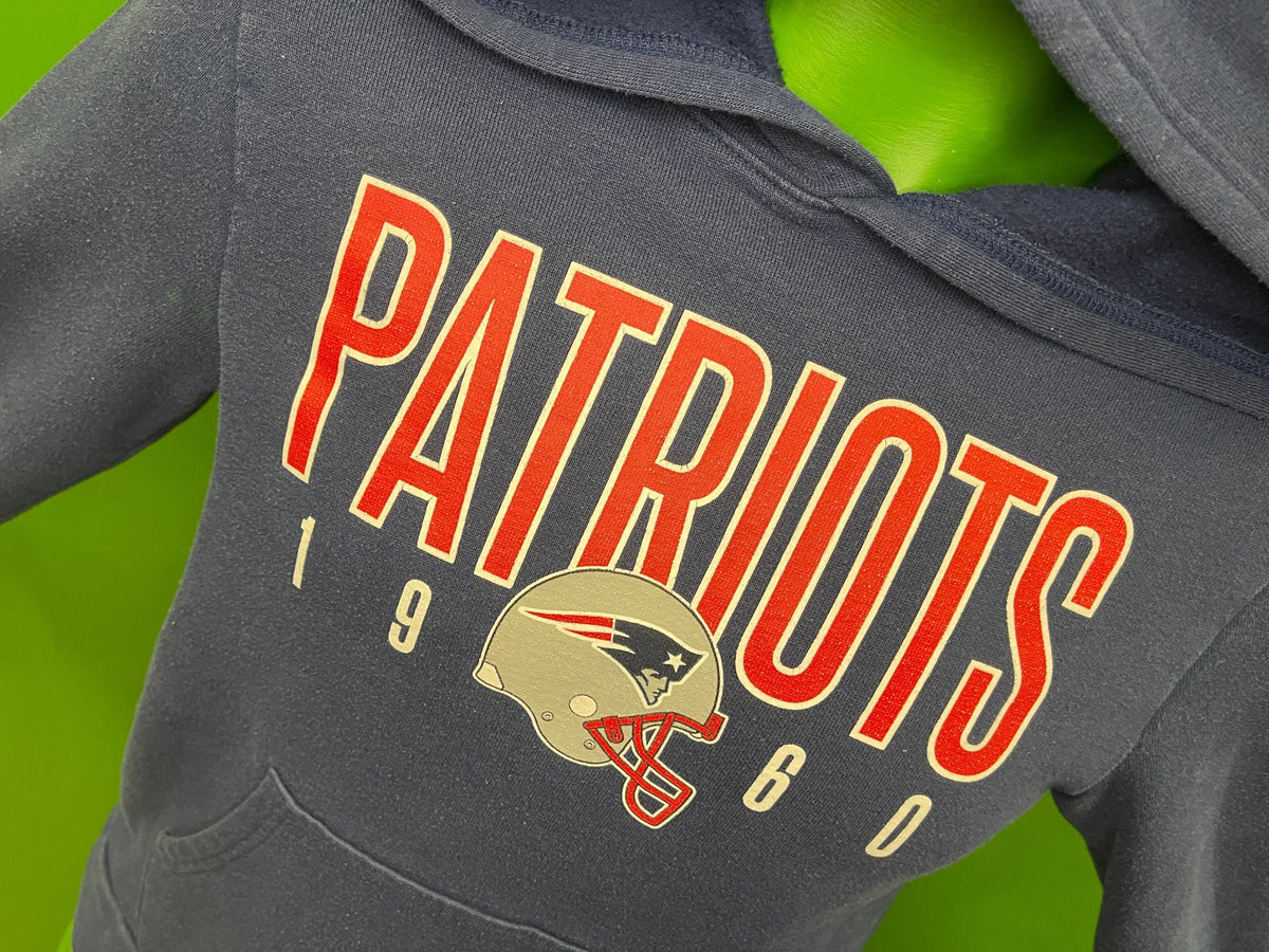 NFL New England Patriots Blue Pullover Hoodie Youth Large 10-12
